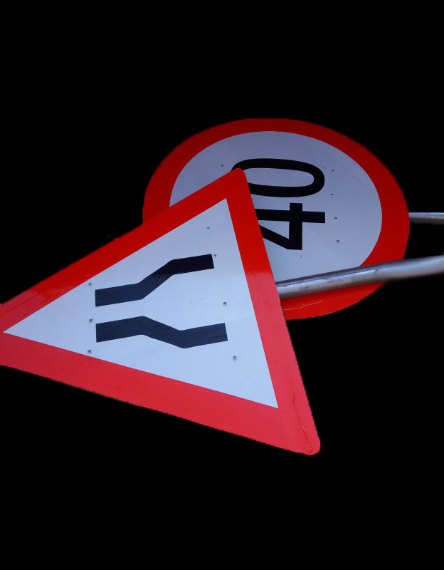 Panneau de signalisation routière haute réflectivité
